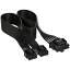 Corsair CORSAIR 12+4pin PCIe Gen 5 Type-4 600W 12VHPWR cable flat ribbon black CP-8920284