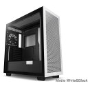 NZXT H7 Flow ミドルタワーケース ［White＆Black］ CM-H71FG-01