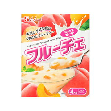 ハウス食品 ハウス フルーチェ ミックスピーチ 200g x 10