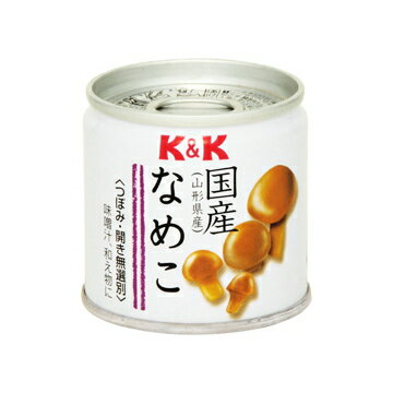 K&K 国産 なめこ水煮 缶詰 x 6