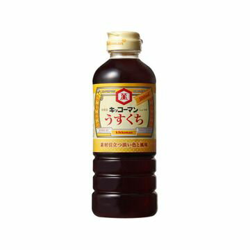 キッコーマン うすくち醤油 500mL x 6個