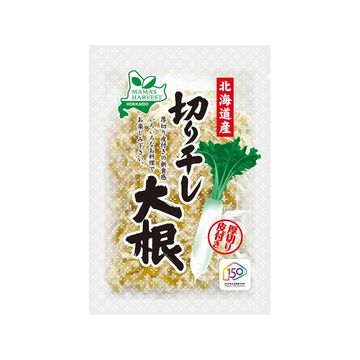 北海道産大根を使用した、皮付の切り干し大根です。従来の切り干し大根の調理方法でも美味しく召し上がれますが、ハリハリ漬けにしますと簡単調理でより一層食感をお楽しみいただけます。乾物