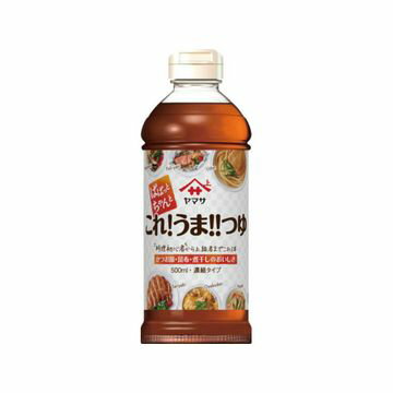 ヤマサ醤油 ぱぱっとちゃんと これうまつゆ 500mL x 12個