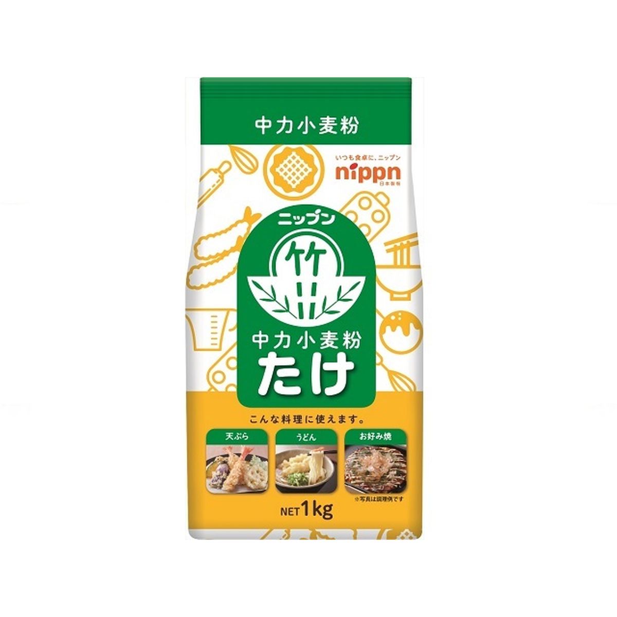 【15個入り】ニップン たけ 中力小麦粉 1Kg