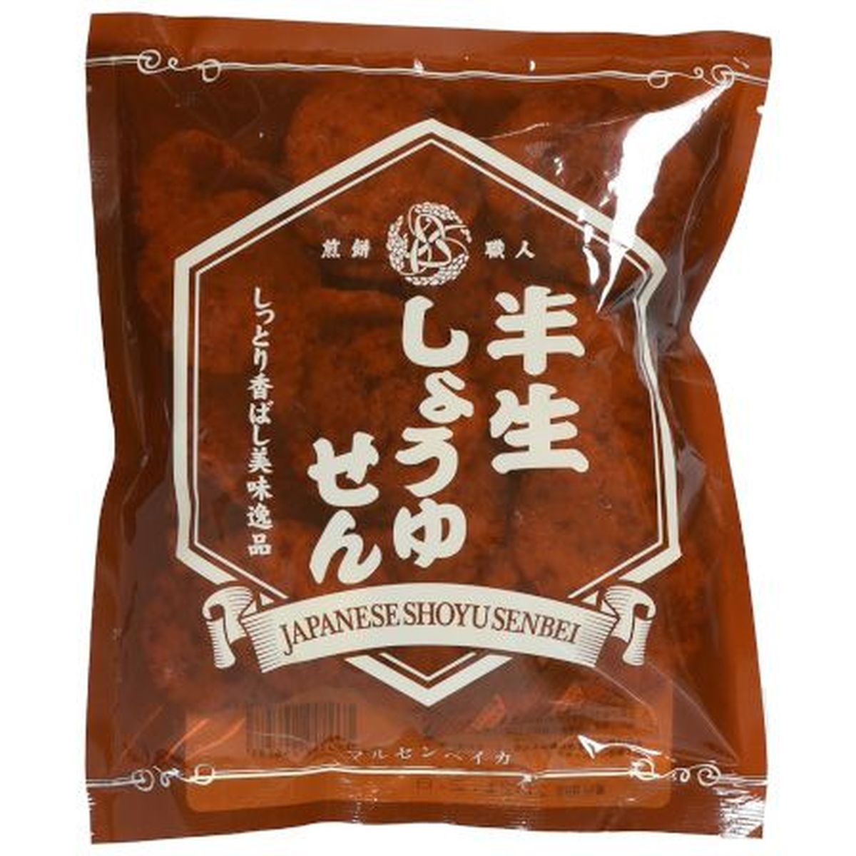 【12個入リ】マルセン米菓 半生ショウユセン 70g