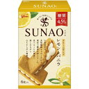 【7個入リ】グリコ SUNAO クリームサンド レモン&バニラ 6枚