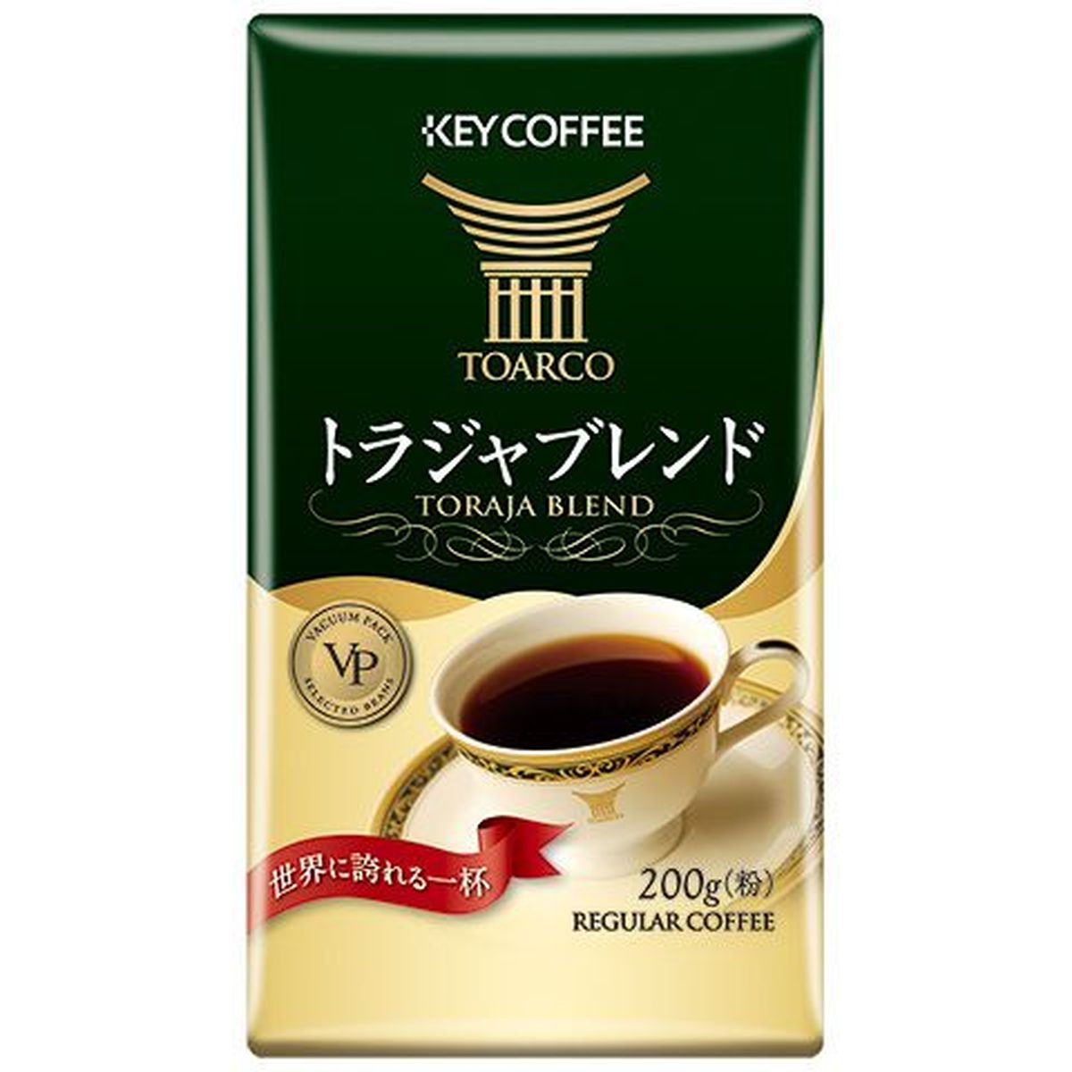 【6個入リ】KEYコーヒー VP トラジャブレンド 200g