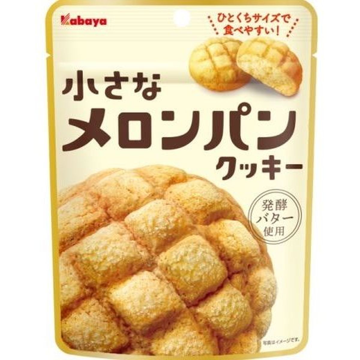 【6個入リ】カバヤ 小サナメロンパンクッキー 41g