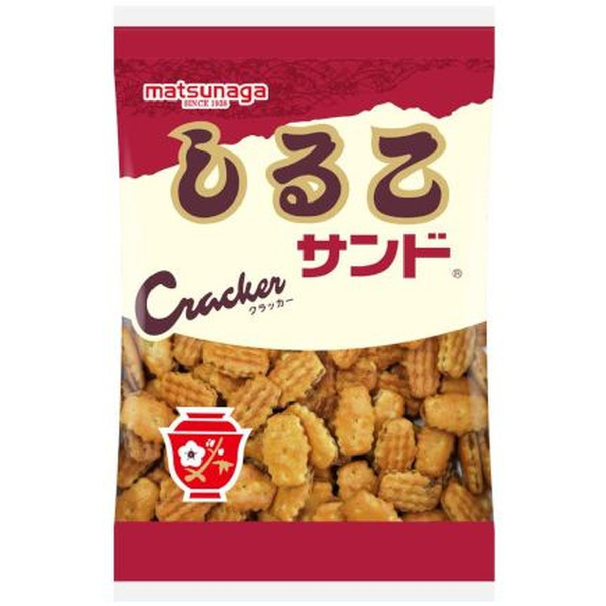 クラッカー 【16個入リ】松永 シルコサンドクラッカー 80g