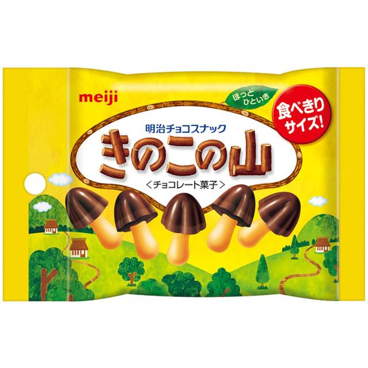 【商品の説明】きのこを模したかわいい小粒形状と連食性で、老若男女に楽しさとおいしさを提供する。賞味期限：12ヶ月チョコレート