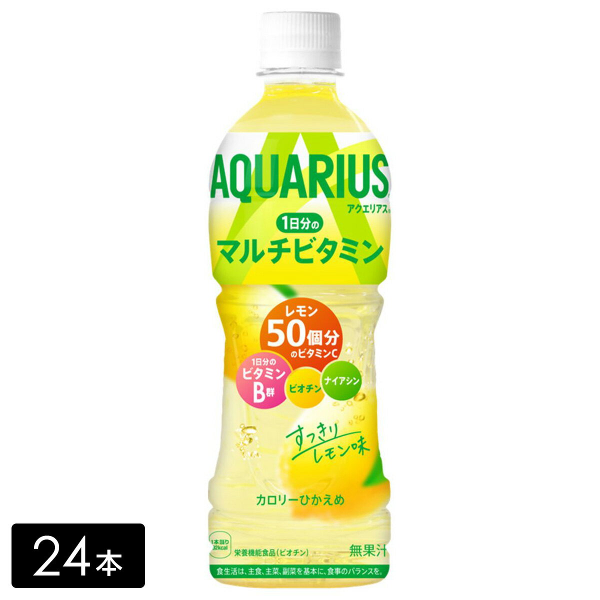 ANGAX 1̃}`r^~ 500mL~24{(1) MǑ΍ ⋋ AQUARIUS ybg{g P[X