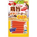 ペティオ 鶏旨 ミニ ササミソーセージ チーズin10本入×30