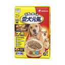 ユニチャーム 愛犬元気7歳以上用ビーフ・緑黄色野菜・小魚入り6kg×1