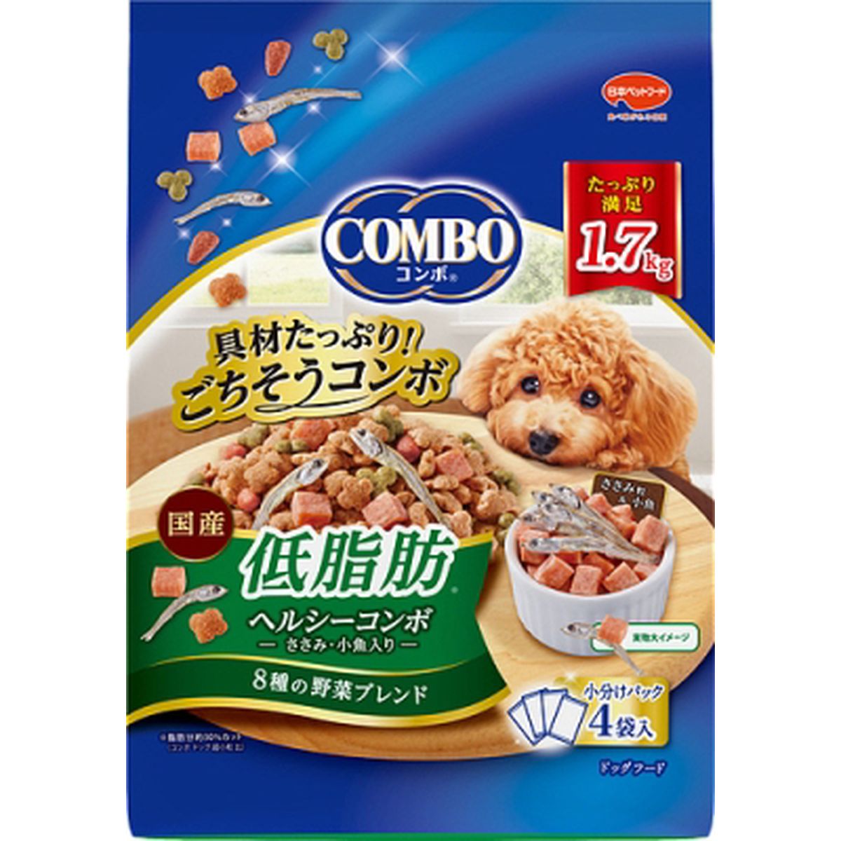 日本ペットフード コンボ ドッグ 低脂肪1.7kg×8袋
