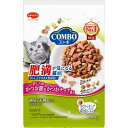 日本ペットフード コンボキャット肥満が気になる猫用まぐろ味・かつお節・かつおチップ添え600g×12