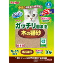 ペティオ ガッチリ固まる木の猫砂 10L×6