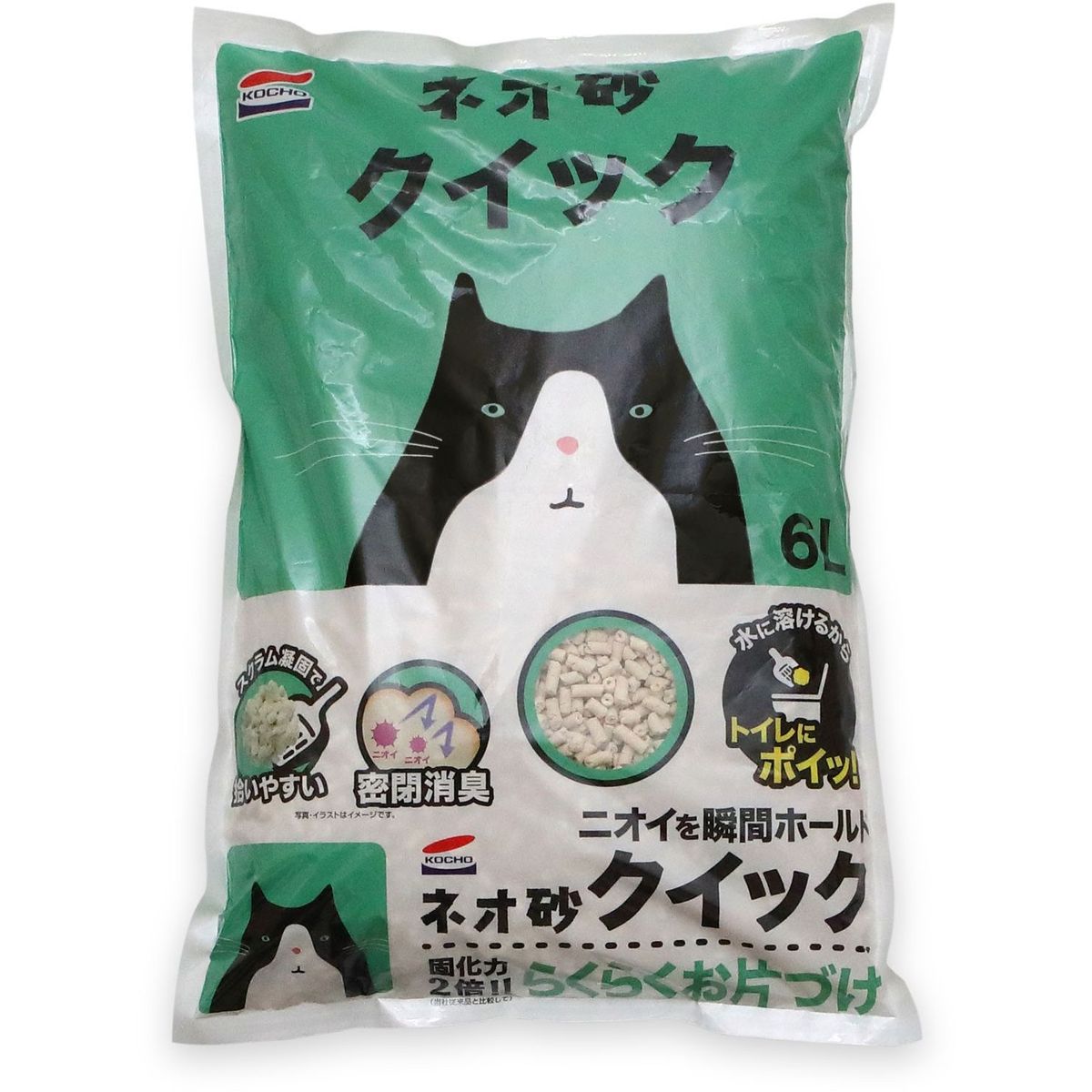 【ブラックフライデー開催中】 コーチョー ネオルーライフ ネオ砂クイック 6L×6