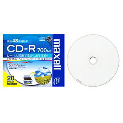 【スーパーSALE開催中！】 maxell データ用CD-R 48x 700MB 1枚ずつPケース入20P CDR700S.WP.S1P20S