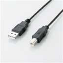 エレコム エコUSB2.0ケーブル/A-Bタイプ/エコ/2m/ブラック U2C-JB20BK