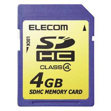 エレコム SDHCメモリカード MF-FSDH04G