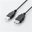 쥳 USB2.0Ĺ֥/A-A᥹//3m/֥å U2C-JE30BK