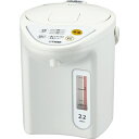 タイガー魔法瓶 マイコン電動ポット 2.2L ホワイト PDR-G221W