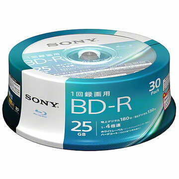 SONY ビデオ用BD-R 25GB 4X プリンタブル 30SP 30BNR1VJPP4