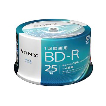 SONY ビデオ用BD-R 25GB 4X プリンタブル 50SP 50BNR1VJPP4