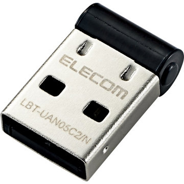 エレコム Bluetooth USBアダプタ/PC用/V4/CL2/ブラック LBT-UAN05C2/N