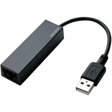 쥳 ͭLANץ/USB2.0 A/֥å EDC-FUA2-B