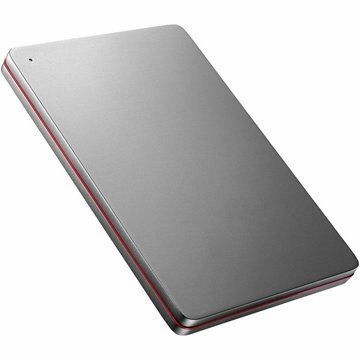 I-ODATA USB3.0対応ポータブルHDD 2TB Black×Red HDPX-UTS2K