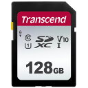 トランセンドジャパン SDXCカード CL10 UHS-I U1 V10 128GB TS128GSDC300S