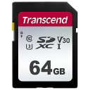 トランセンドジャパン SDXCカード CL10 UHS-I U1 V10 64GB TS64GSDC300S