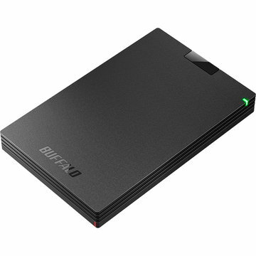 バッファロー USB3.1(Gen.1)対応 ポータブルHDD ブラック 1TB HD-PCG1.0U3-BBA