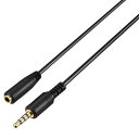 BUFFALO PCヘッドセット延長ケーブル 4極 3.0m BSHSXC300BKZ
