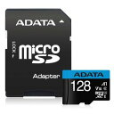 ADATA microSDカード 128GB microSDXC A1 CLASS10 AUSDX128GUICL10A1-RA1