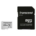 トランセンドジャパン microSDXCカード CL10 UHS-I U3 V30 A1 256GB TS256GUSD300S-A