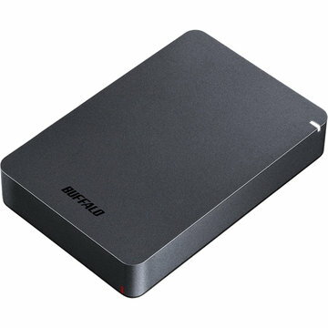 バッファロー USB3.1 Gen1 耐衝撃ポータブルHDD 4TB ブラック HD-PGF4.0U3-GBKA