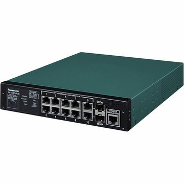 パナソニックEWネットワークス 10ポート PoEスイッチ GA-ML8THPoE+ PN260894