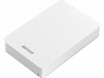 バッファロー USB3.1対応 耐衝撃ポータブルHDD 5TB ホワイト HD-PGF5.0U3-GWHA