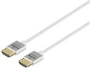 バッファロー(サプライ) HDMIケーブル スリムタイプ 2m ホワイト BSHD3S20WH