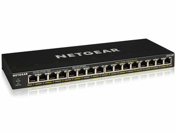 NETGEAR Inc. PoE (115W) ギガ16ポートアンマネージスイッチ GS316P-100AJS