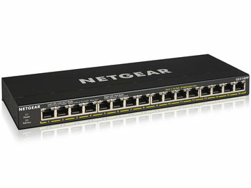 NETGEAR Inc. PoE (183W) ギガ16ポートアンマネージスイッチ GS316PP-100AJS