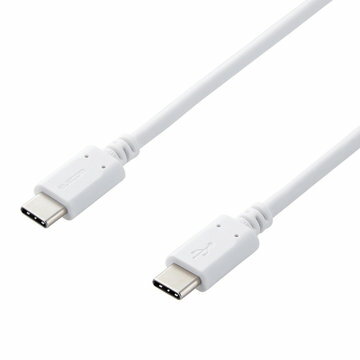 エレコム スマホ・タブレット用USBケーブル/C-C/2.0m/ホワイト MPA-CC20PNWH