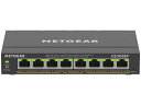 NETGEAR Inc. PoE+対応 (62W) ギガ8ポートアンマネージプラススイッチ GS308EP-100JPS