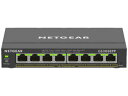 NETGEAR Inc. PoE+対応 (123W) ギガ8ポートアンマネージプラススイッチ GS308EPP-100JPS