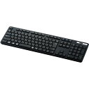 エレコム Bluetoothフルキーボード/メンブレン式/抗菌/ブラック TK-FBM120KBK