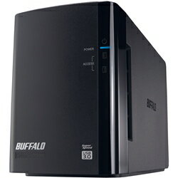 バッファロー ミラーリング機能 USB3.0用 外付HDD 2ドライブ 4TB HD-WL4TU3/R1J