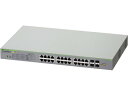 AT-GS950/28PS V2(RoHS対応)は、10/100/1000BASE-Tポートを 24ポート、SFPスロットを 4スロット装備したギガビットイーサネット・スマートPoE+スイッチです。10/100/1000BASE-Tポートの 24ポートは IEEE 802.3at準拠の PoE+機能を搭載しており、1本のイーサネットケーブルで通信データと大容量電力供給を可能にします。ネットワークハブ