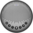 eMeet スピーカーフォン USB・Bluetooth対応 グレー LUNA-G LUNA-G